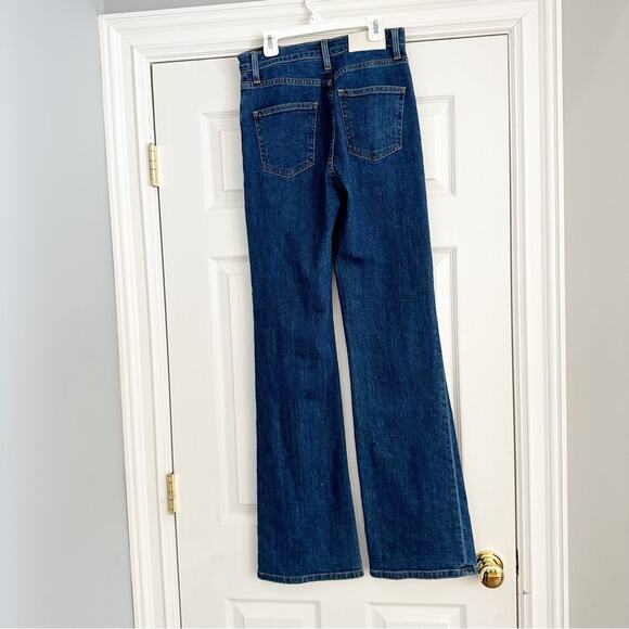 Equipment Duprey Blue Bootleg Jeans denim 70s 80s 90s Y2K Size 27 High Waist - Picture 4 of 16